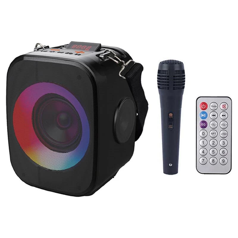 اسپیکر بلوتوثی ABS-4111 + میکروفون و ریموت کنترل — تصویر ۱۰