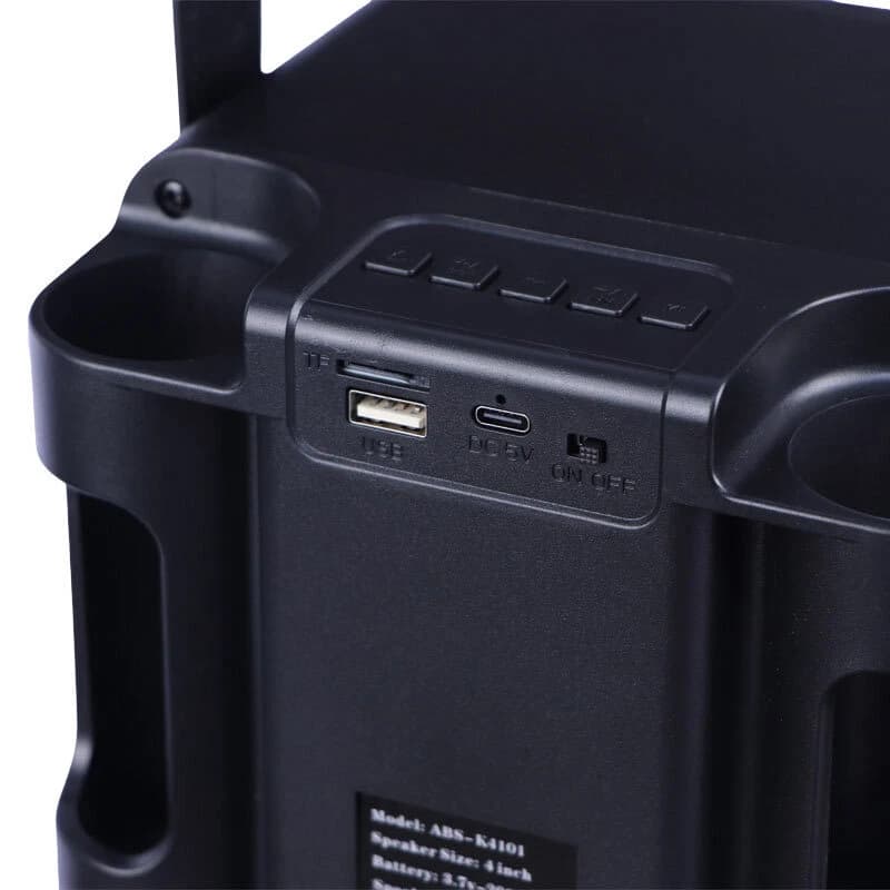 اسپیکر بلوتوثی ABS-K4101 + میکروفون — تصویر ۶