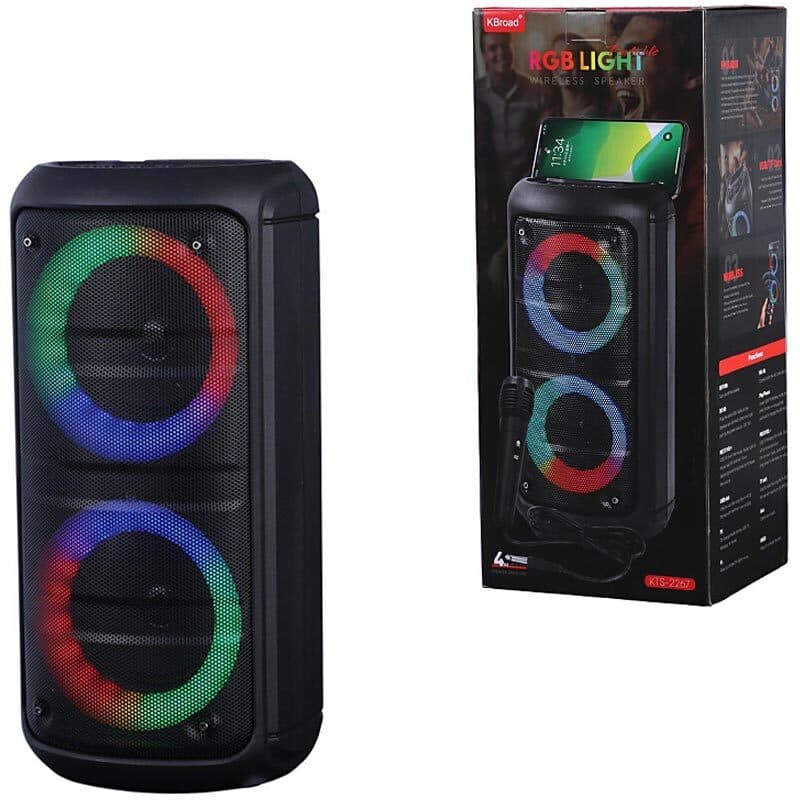 اسپیکر بلوتوثی کی برود KTS-2267 + میکروفون