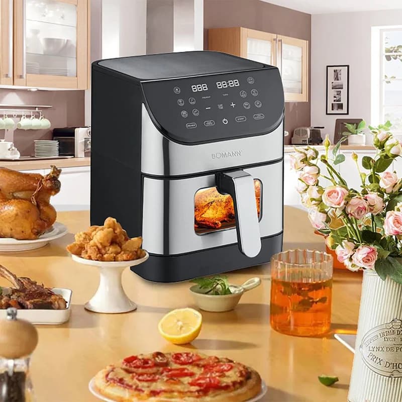 سرخ کن بدون روغن بومن مدل AF-7306 — تصویر ۹
