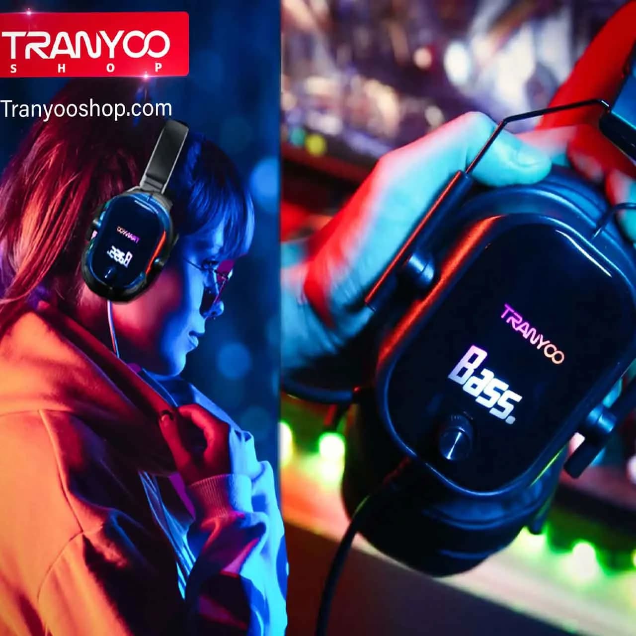 هدفون گیمینگ سیم دار Tranyoo T-H5 — تصویر ۴