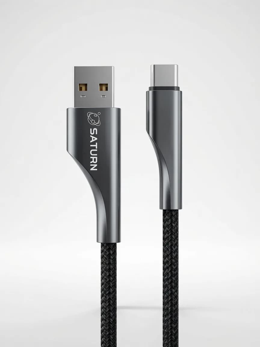کابل شارژ سریع USB-A به تایپ سی 30 وات 1.2 متری SARURN سترن SC14C