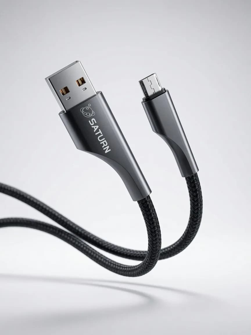 کابل شارژ سریع USB-A به میکرو 18 وات 1.2 متری SARURN سترن SC14M
