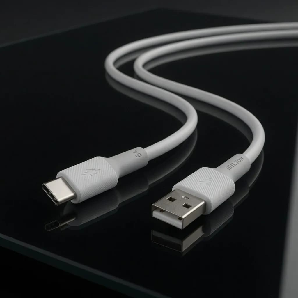 کابل TYPE C به USB TYPE A گارانتی ۱۲ ماهه ویژه ریتون