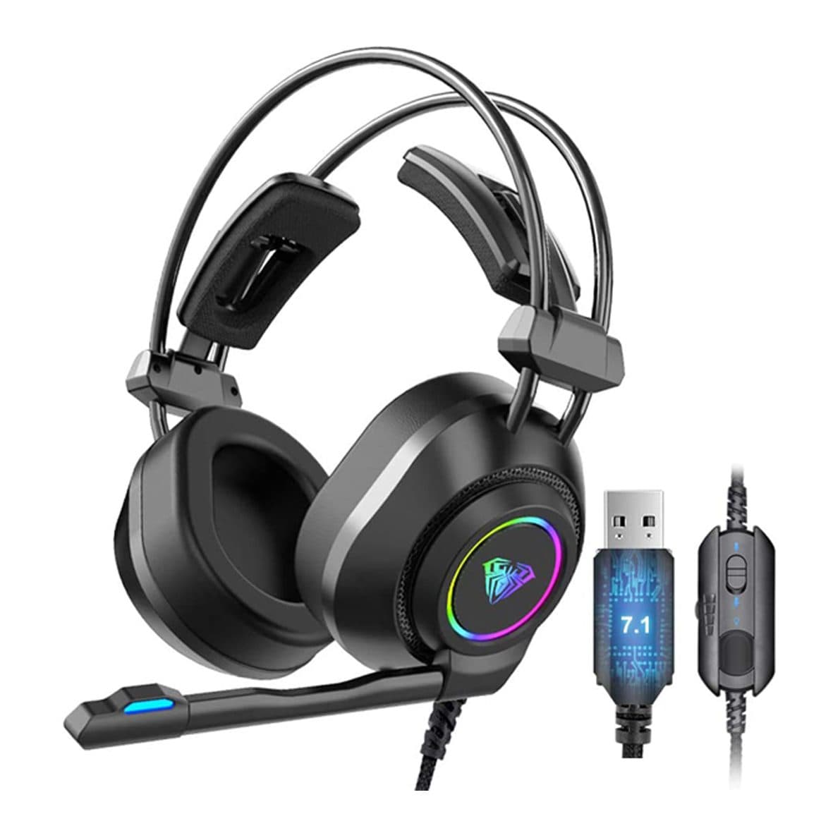 هدست گیمینگ آئولا مدل S600 ا AULA GAMING HEADSET S600 کد 5915