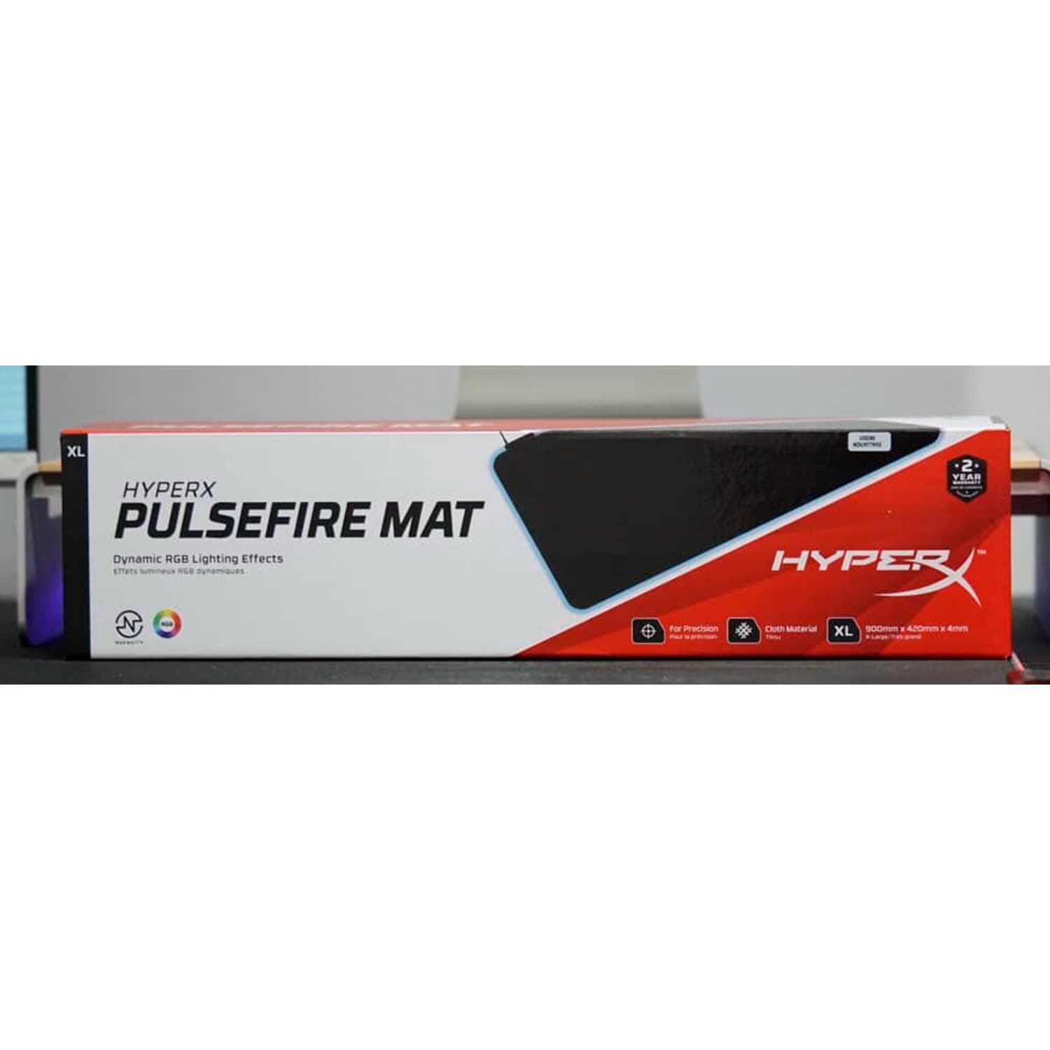 ماوس پد گیمینگ هایپرایکس مدل Pulsefire سایز 90*42 سانتی متر — تصویر ۳