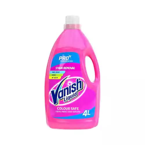 مایع لکه بر لباس ونیش مناسب لباس های رنگی 4 لیتری Vanish Oxi Action color — تصویر ۲