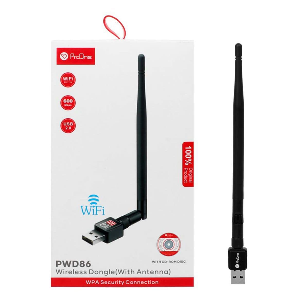 کارت شبکه بی سیم USB پرووان مدل PWD86 ا ProOne PWD86 USB Adapter کد 5492