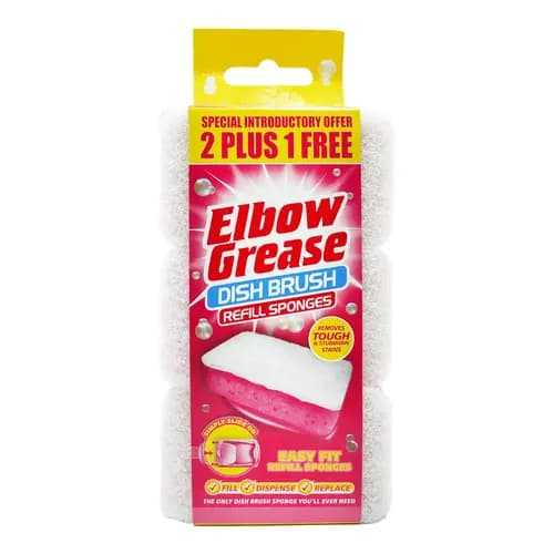 اسکاج یدکی اسفنجی بریتانیایی البو گریسElbow Grease بسته 3 عددی