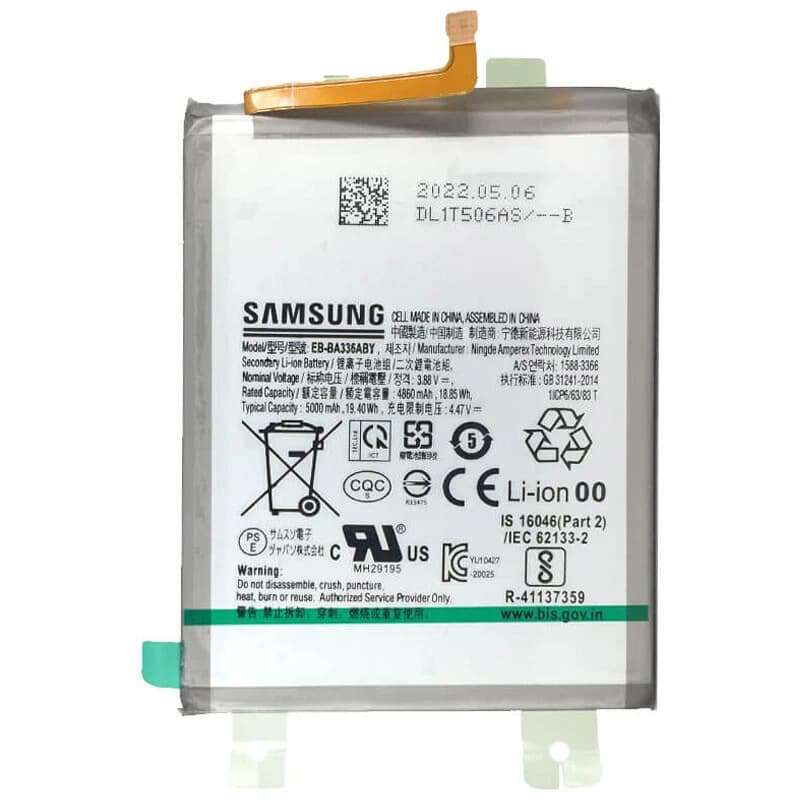 باتری موبایل اورجینال سامسونگ Galaxy A33 / A53 EB-BA336ABY — تصویر ۲
