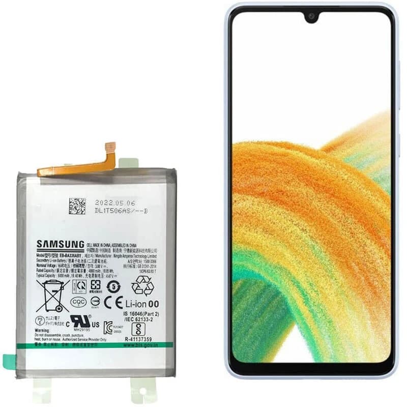 باتری موبایل اورجینال سامسونگ Galaxy A33 / A53 EB-BA336ABY — تصویر ۳