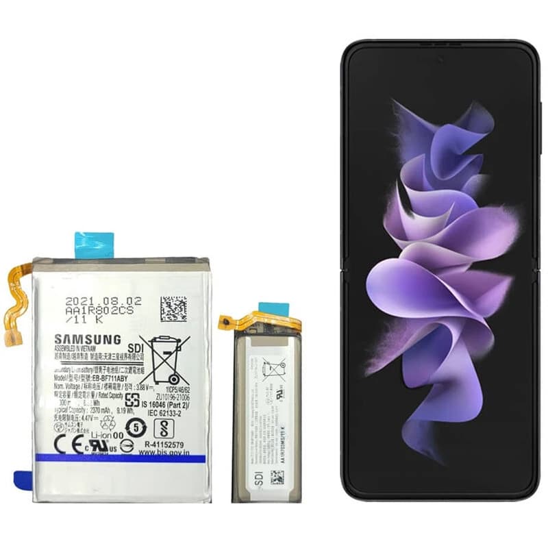 باتری موبایل اورجینال سامسونگ Galaxy Z Flip 3 EB-BF711ABY — تصویر ۶