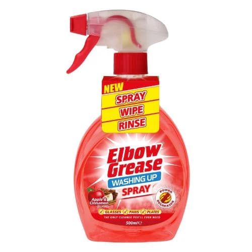 اسپری ظرفشویی البو گریس Elbow Grease با رایحه سیب حجم 500 میلی لیتر