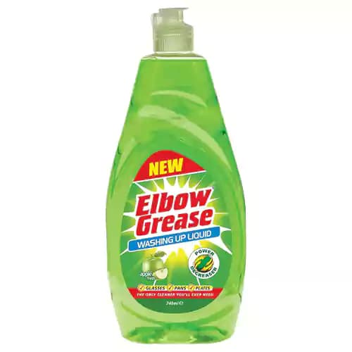 مایع ظرفشویی البو گریس Elbow Grease با رایحه سیب حجم 600 میلی لیتر