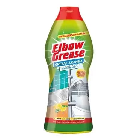 پاک کننده کرمی شیرآلات،کاشی،سرامیک و سینک البو گریس Elbow Grease رایحه لیمو وزن 540 گرم — تصویر ۳