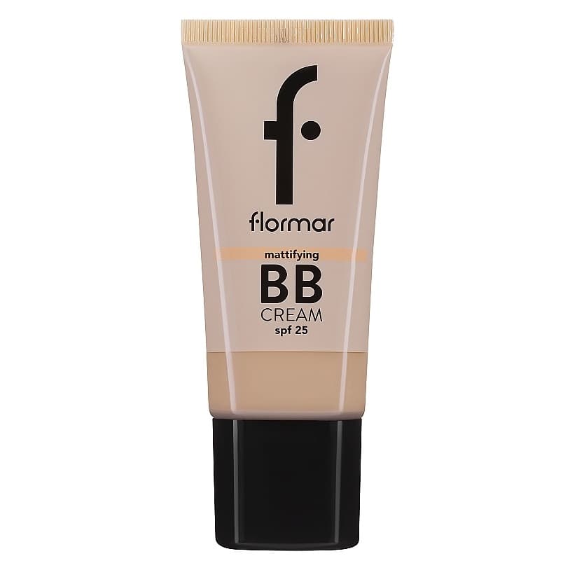 ب ب کرم فلورمار Flormar مدل Mattifying حجم 35 میل شماره 2 رنگ Fair/Light