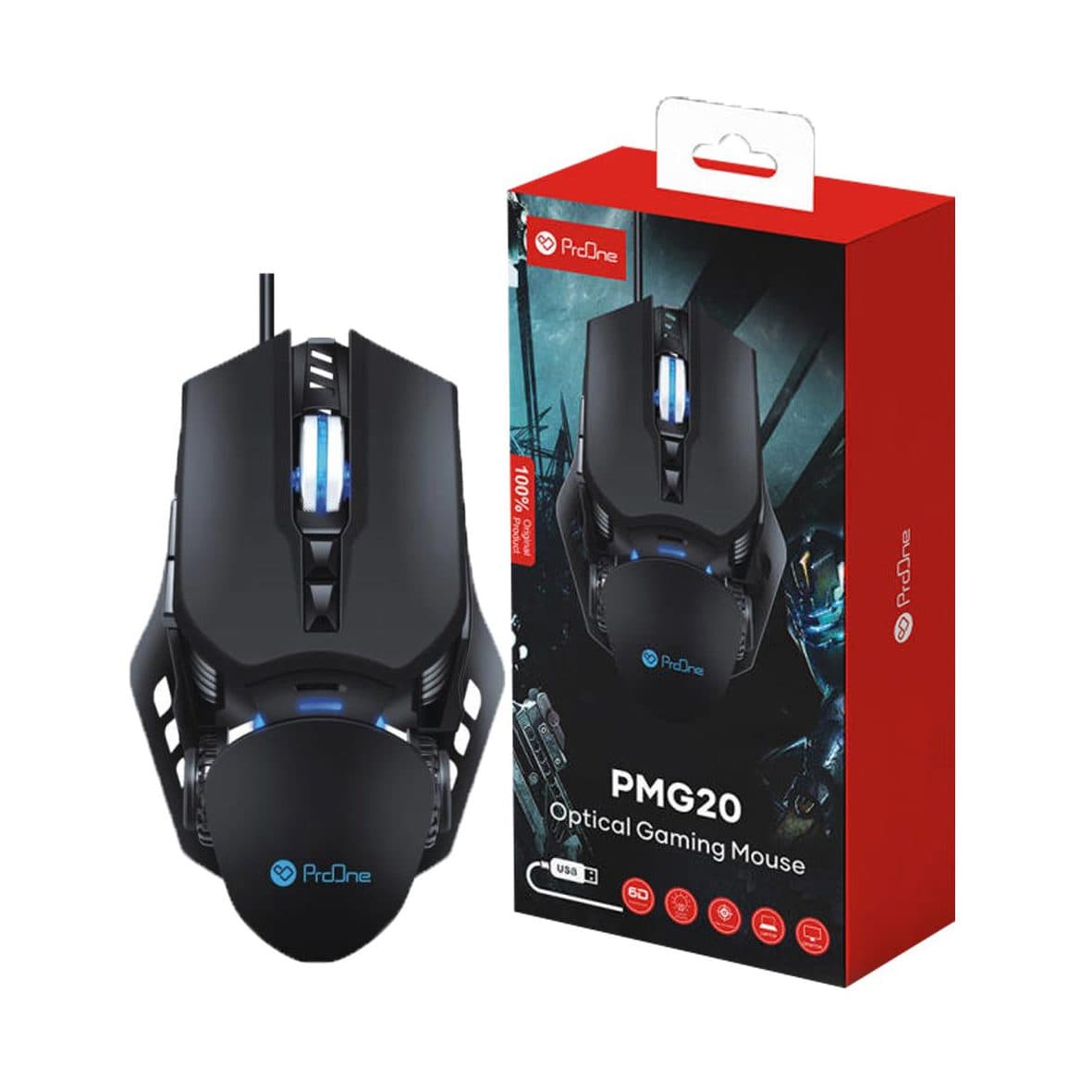 ماوس گیمینگ پرووان مدل PMG20 ا Proone gaming mouse PMG20 کد 5302