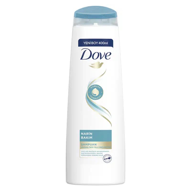شامپو داو DOVE مناسب موهای نازک و حساس حجم 400 میل