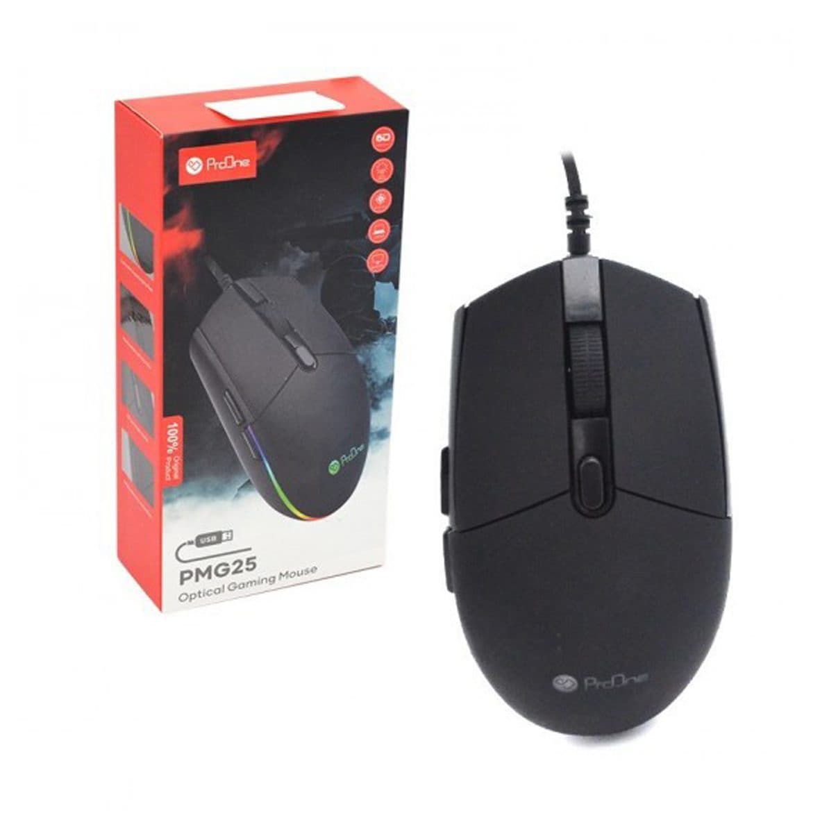 ماوس گیمینگ پرووان مدل PMG25 ا Mouse PMG25 ProOne کد 5311