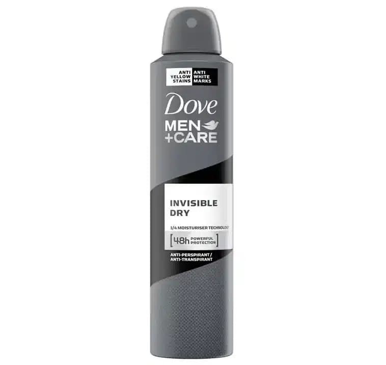 اسپری دئودورانت داو Dove مردانه مدل Invisible Dry حجم 250 میل