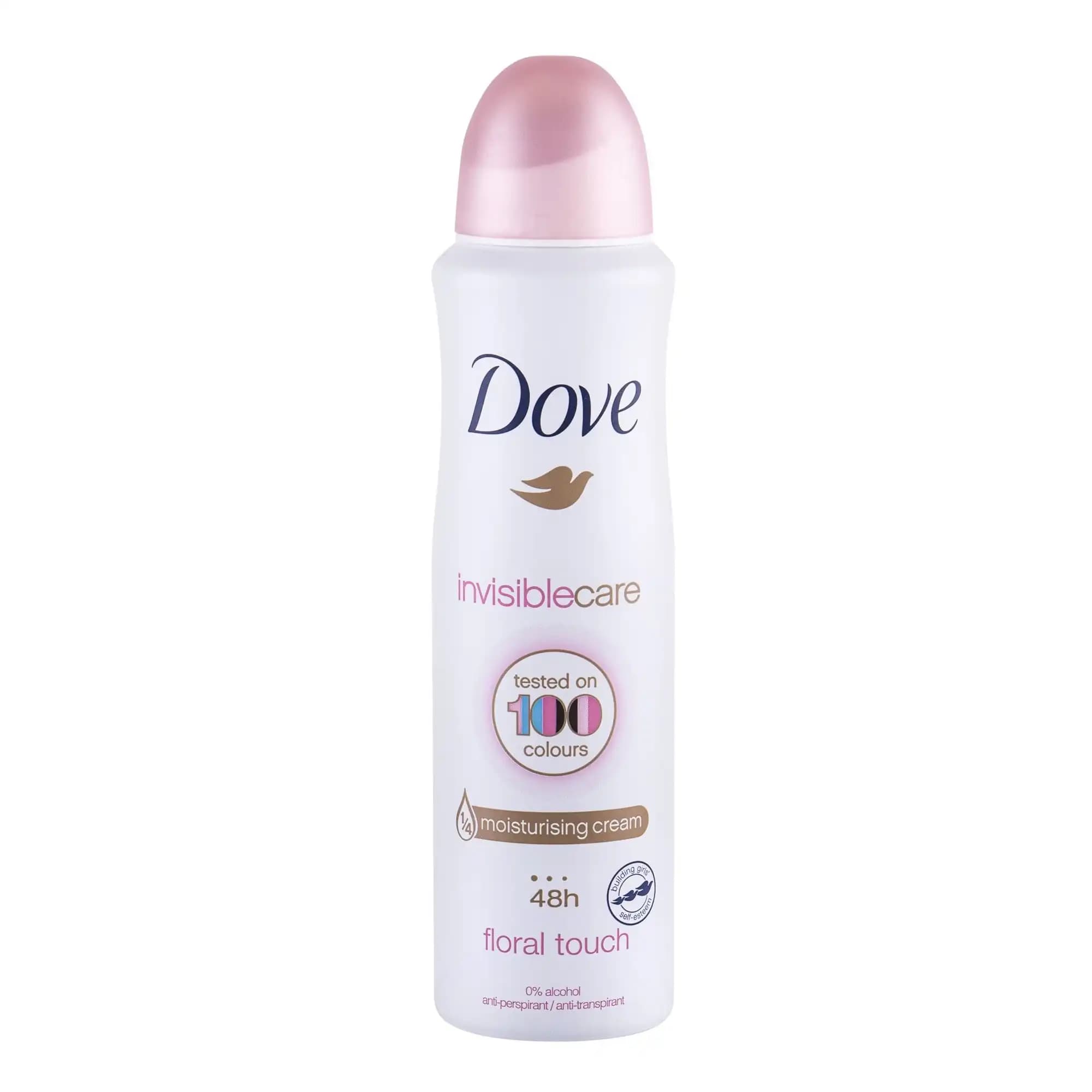 اسپری دئودورانت داو Dove زنانه مدل Invisible Care حجم 250 میل — تصویر ۳