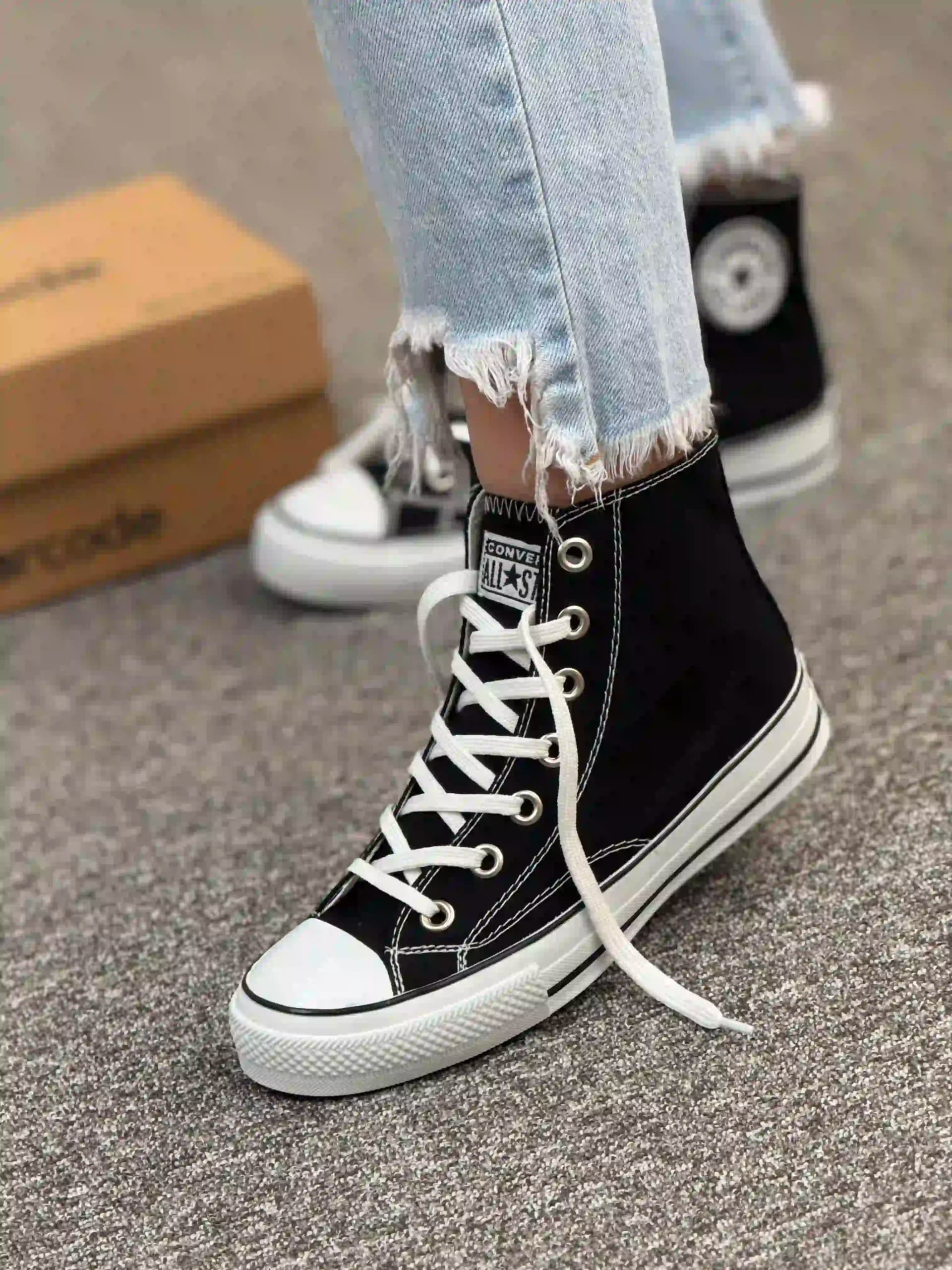 آل استار ساق بلند مشکی B — تصویر ۵