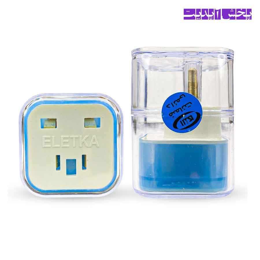 تبدیل برق سه به دو (۳ به ۲) ۱6 آمپر التکا مدل چراغ دار ELETKA 16A