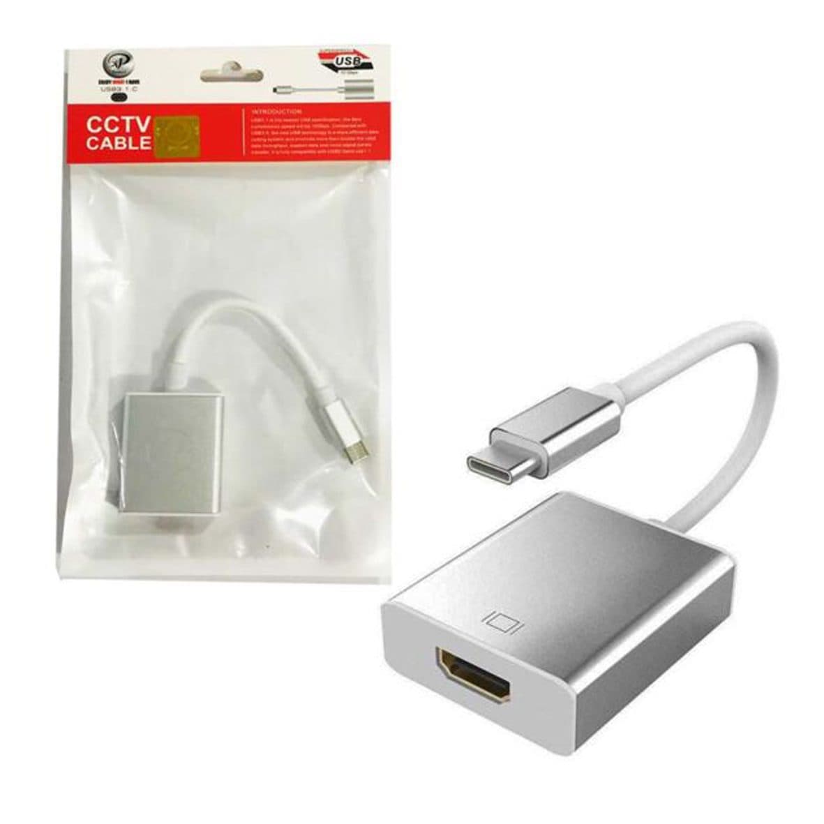 تبدیل کابلدار تایپ سی به HDMI XP کد 5536