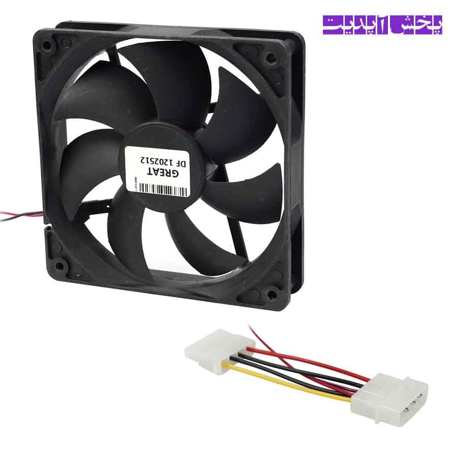 فن کیس گریت Great DF1202512SEL 12*12cm — تصویر ۳