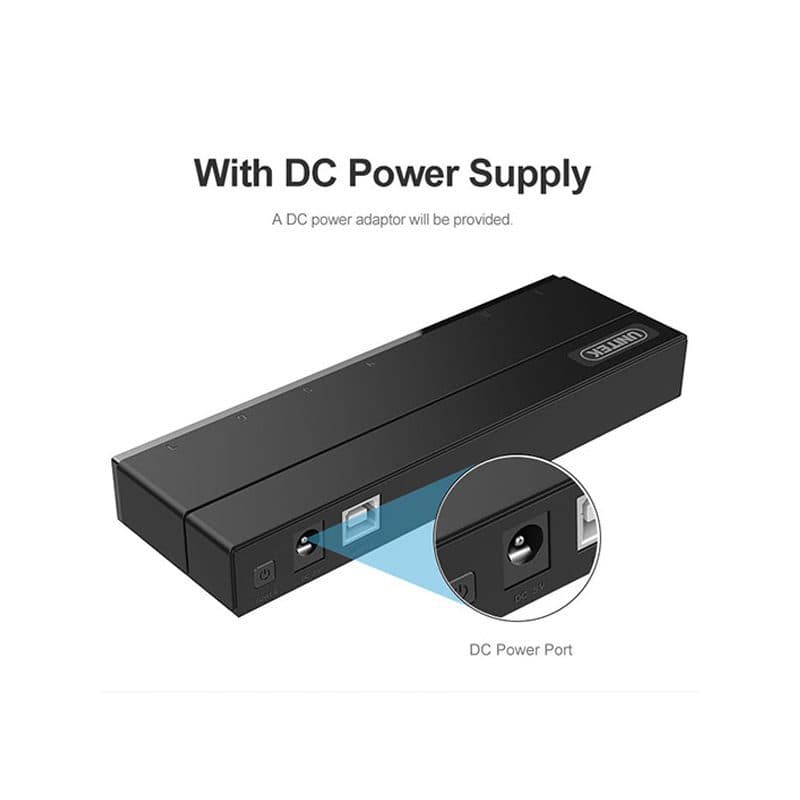 هاب USB هفت پورت یونیتک مدل Y-2191 کد 1892 — تصویر ۸
