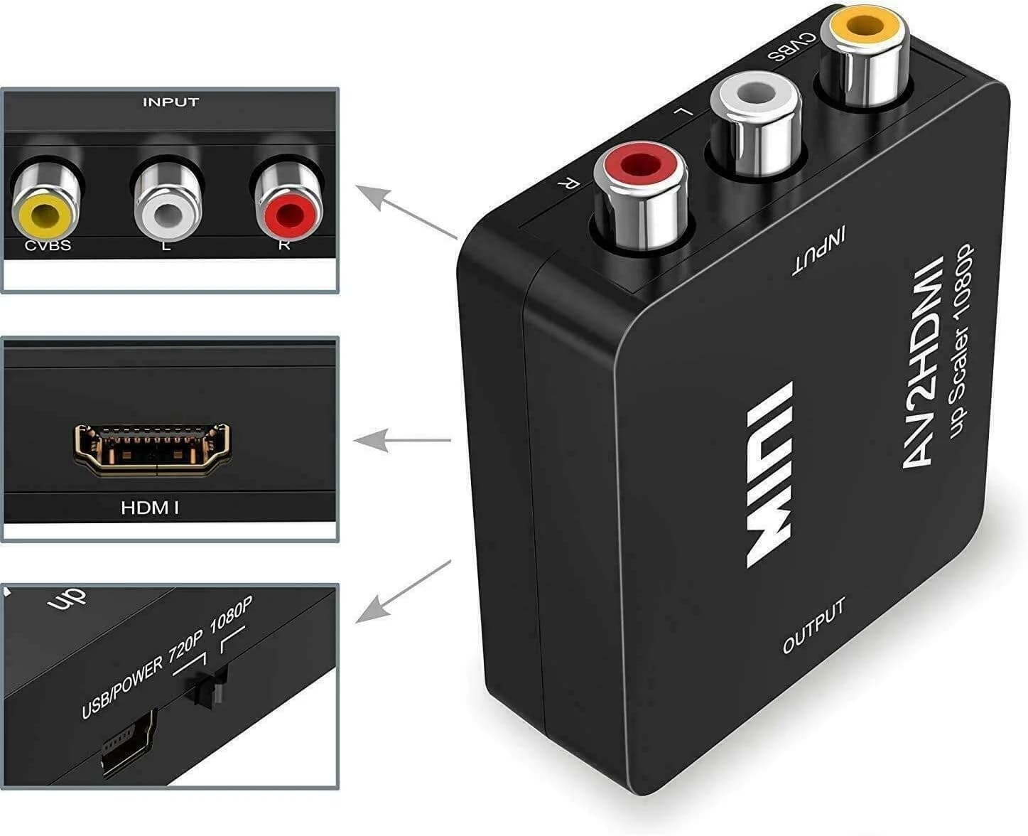 مبدل HDMI به RCA انزو مدل HD-43 کد 6108 — تصویر ۸