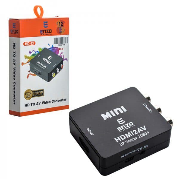 مبدل HDMI به RCA انزو مدل HD-43 کد 6108 — تصویر ۴
