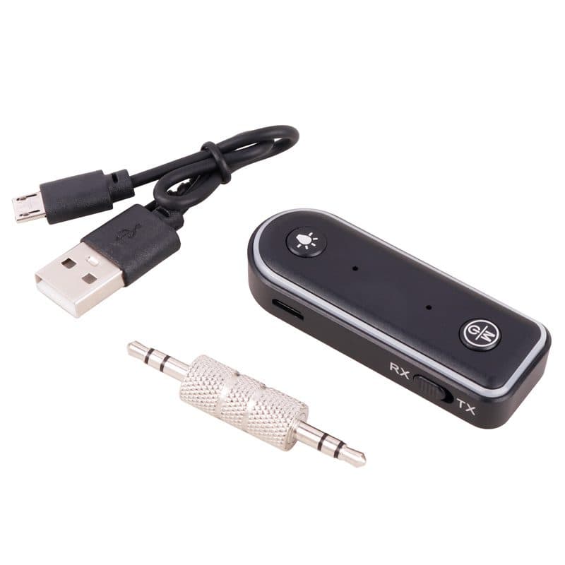 دانگل بلوتوث خودرو شارژی Q3 RGB AUX کد 6101 — تصویر ۵