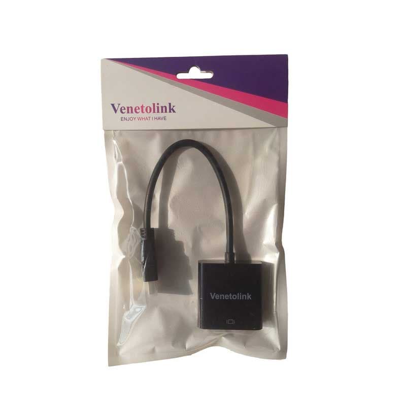 مبدل HDMI به VGA ونتولینک ا Venetolink HDMI to VGA Converter کد 5985