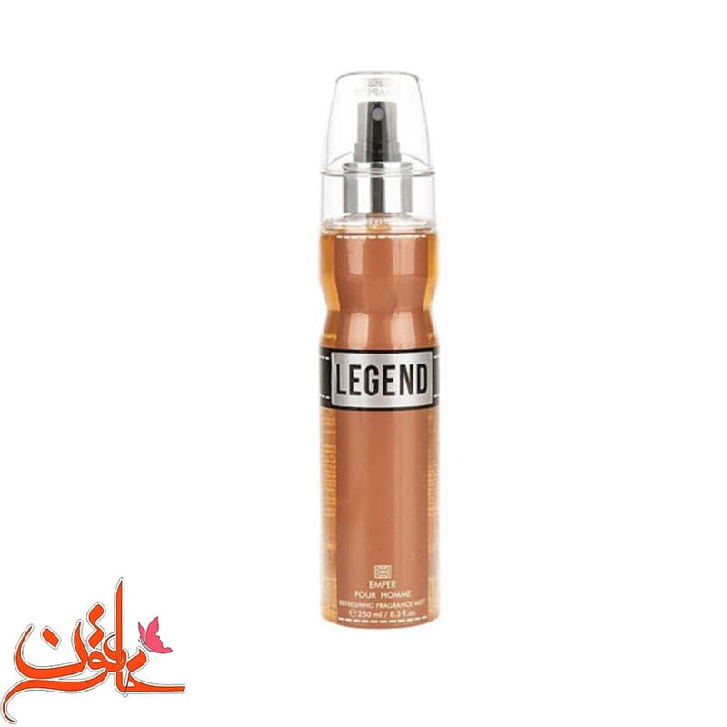 بادی اسپلش مردانه امپر مدل LEGEND حجم 250 میلی لیتر
