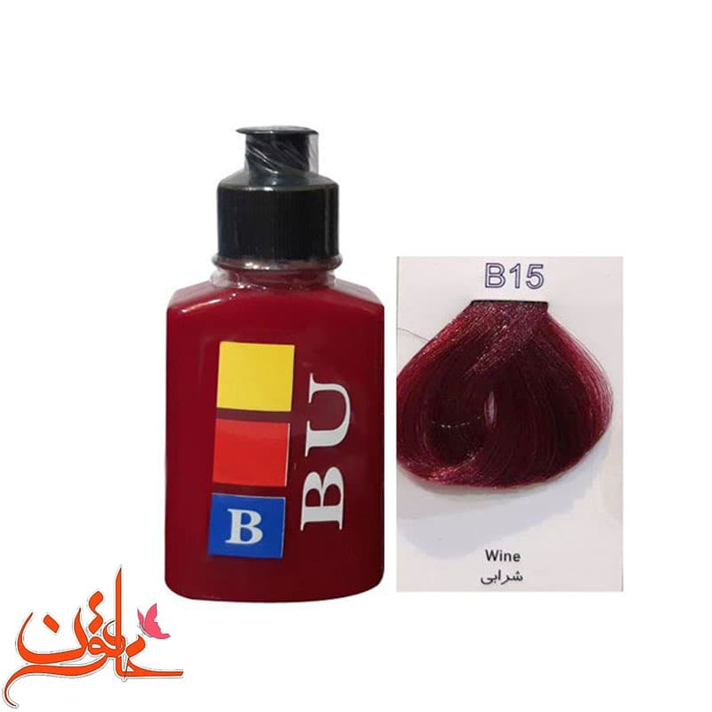 شامپو رنگساژ بیو رنگ شرابی B15 — تصویر ۳