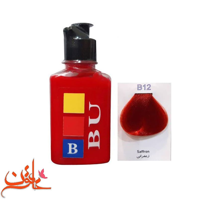 شامپو رنگساژ بیو رنگ زعفرانی B12 — تصویر ۶