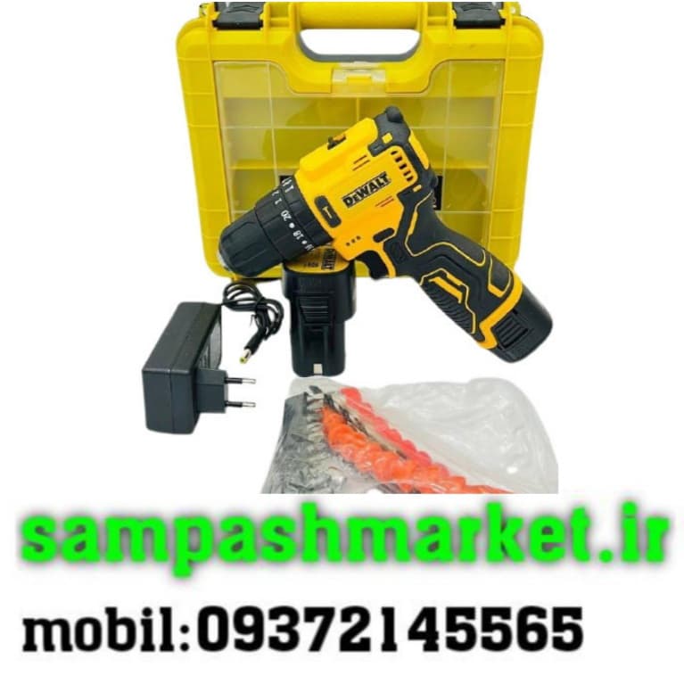 دریل شارژی دیوالت براشلس ۲۴ولت