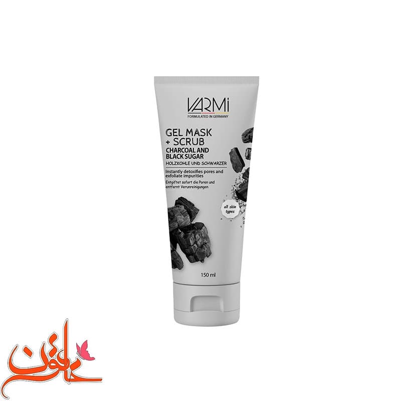 ماسک صورت وارمی مدل ذغال و شکر حجم 150 میلی لیتر