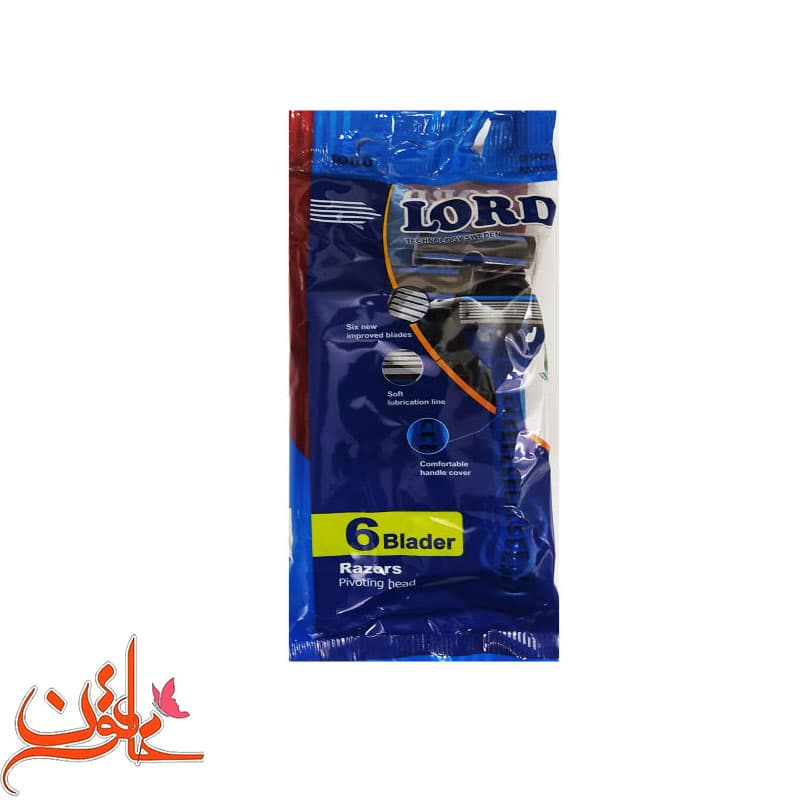 خودتراش لرد مدل 6Blader بسته 4 عددی