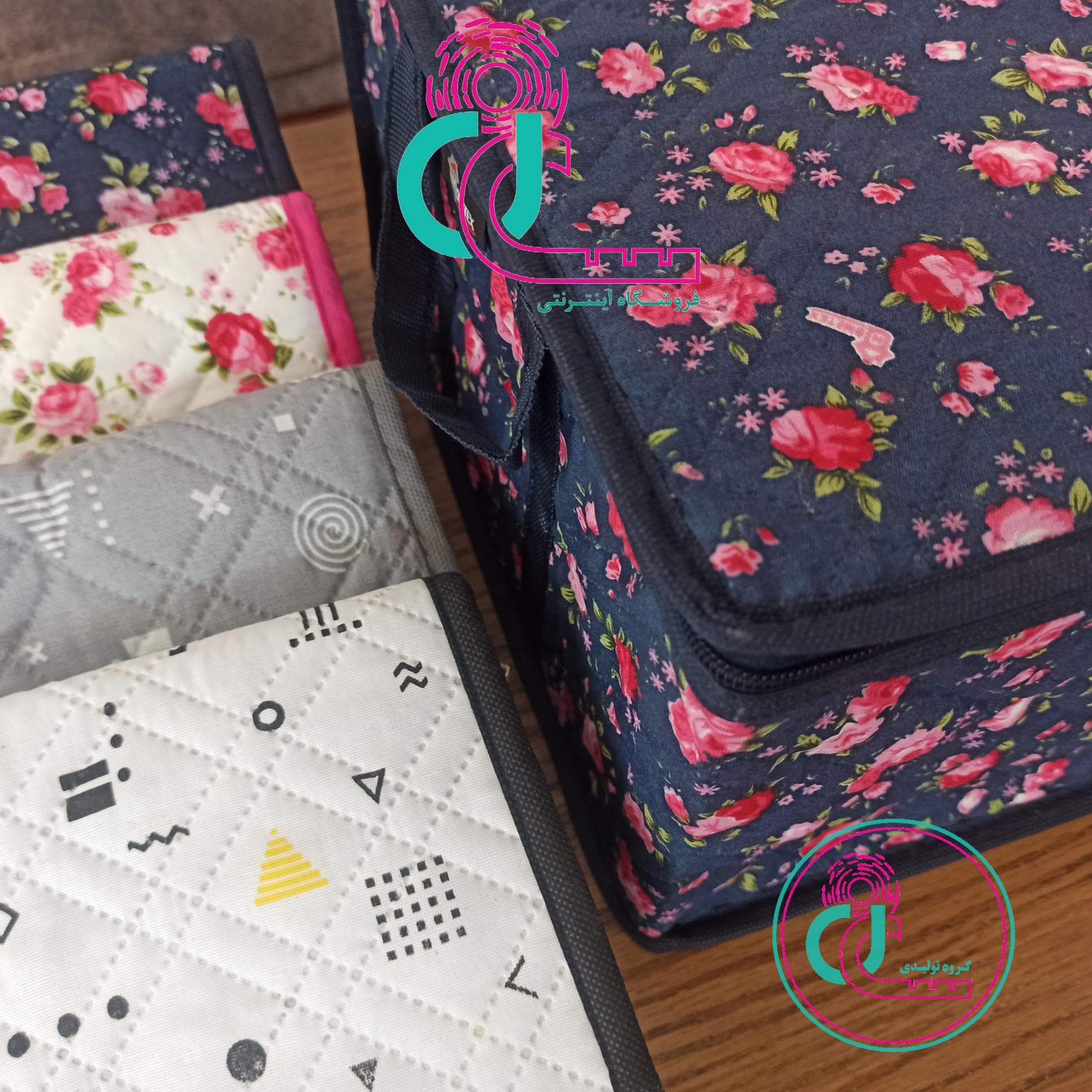 باکس اسکلت دار پارچه ای سایز نیم
