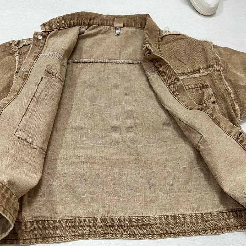 ست دو تیکه دخترانه کت جین و بلوز2تا 7سال — تصویر ۱۲