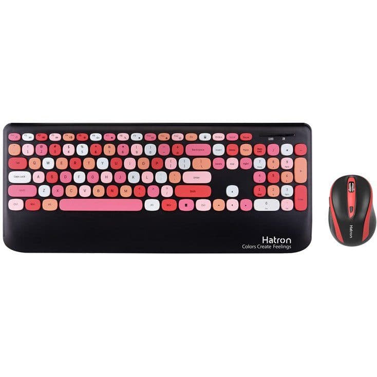 کیبورد و ماوس بی سیم هترون مدل HKCW350 ا HKCW350 Wireless Keyboard And Mouse کد 6326 — تصویر ۳