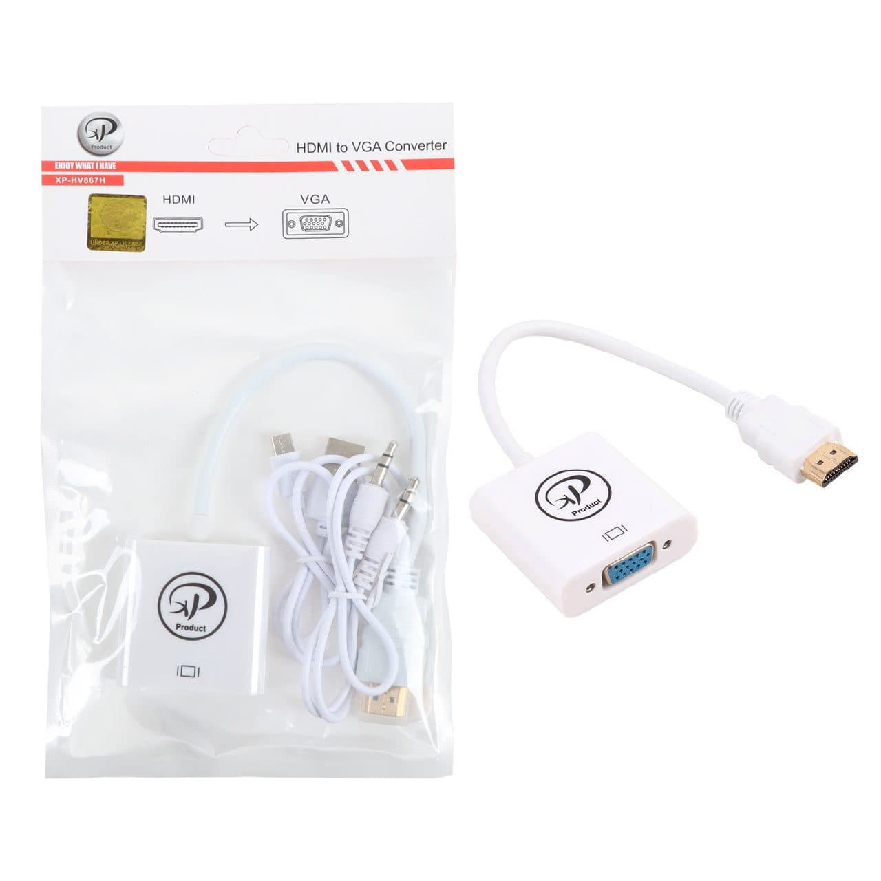 مبدل HDMI به VGA ایکس پی-پروداکت مدل HV867H کد 6375 — تصویر ۹