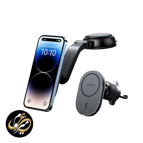 پایه نگهدارنده موبایل و شارژر بی سیم یوگرین مدل Ugreen CD345 — تصویر ۱۲