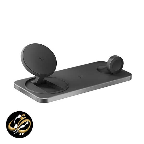شارژر بی سیم 3 در 1 بازیک مدل Bazic GoMag Station