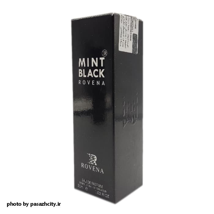 ادکلن روونامردانه Rovena Mint black Absolute با حجم 30 میلی لیتر — تصویر ۳