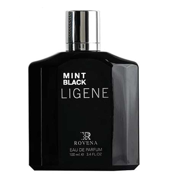 ادکلن روونامردانه Rovena Mint black ligene با حجم 100 میلی لیتر