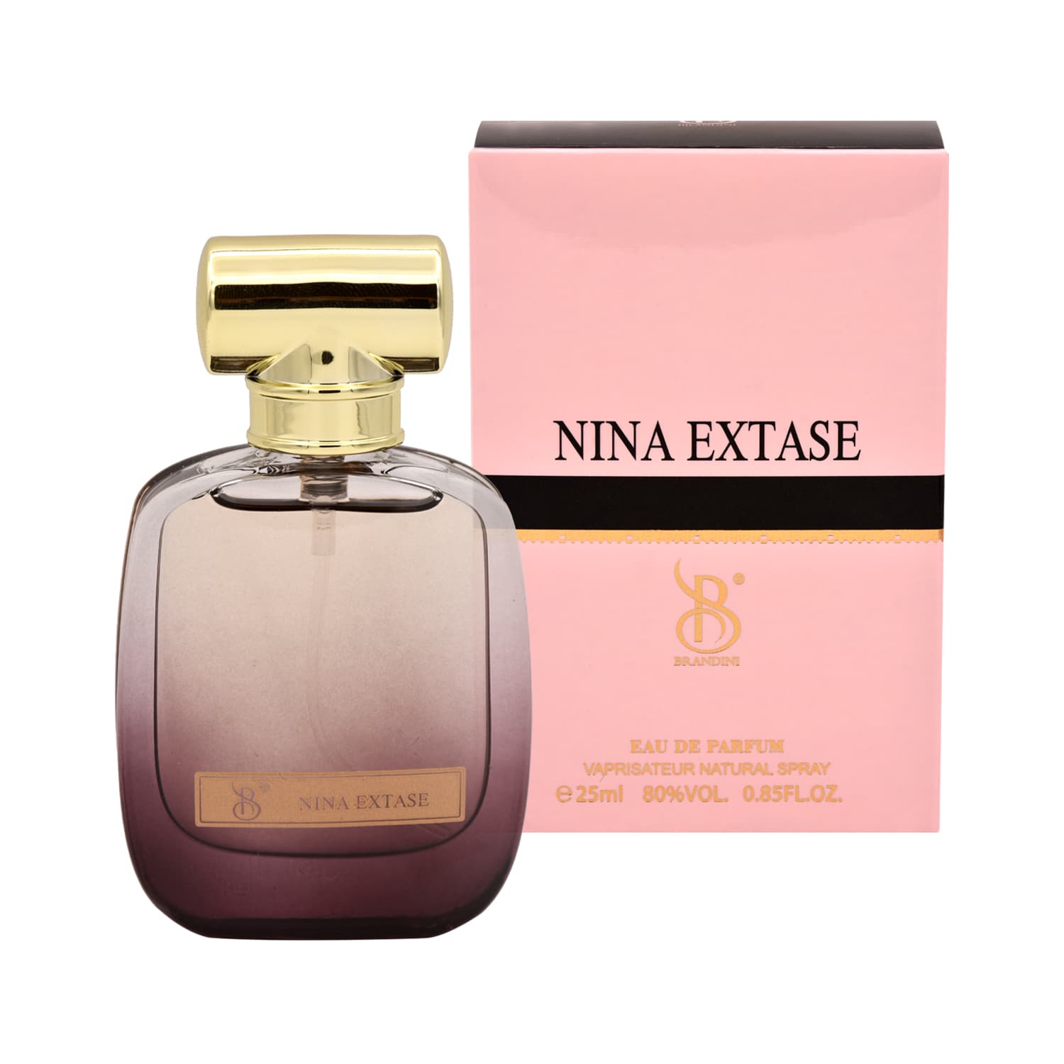 عطر جیبی زنانه برندینی مدل Nina Extase حجم 25 میلی لیتر — تصویر ۲