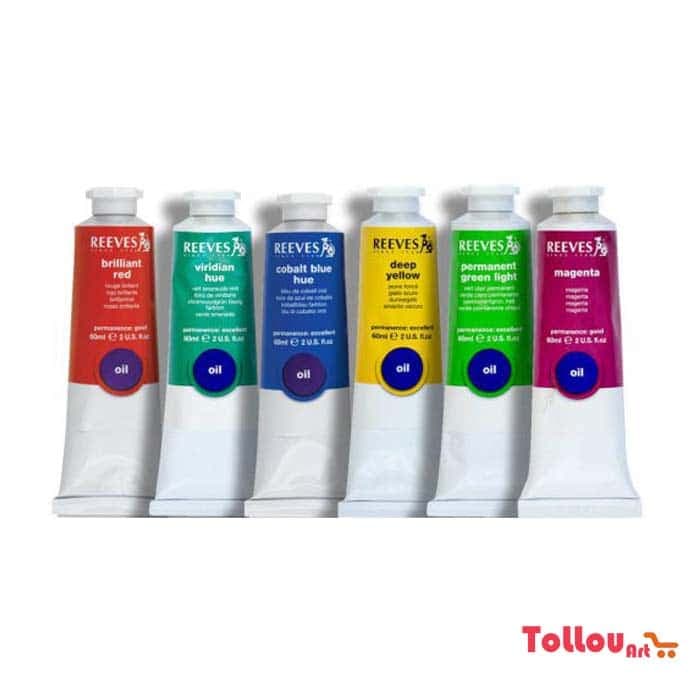 رنگ روغن ریوز 60 میل Reeves